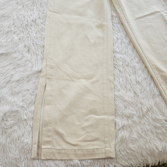 Banana republic high rise wide leg side slit denim 27/4 - Picture 3 of 16